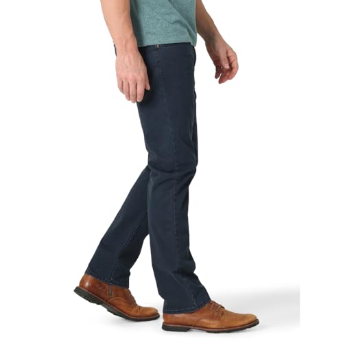 Wrangler Authentics Men's Slim Fit Straight Leg Jean, Anthracite, 34W x 30W