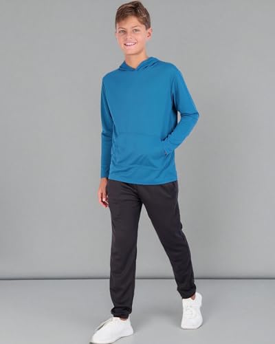 Real Essentials 3 Pack: Boys Hoodies – Youth Mesh Long Sleeve Sweatshirts.