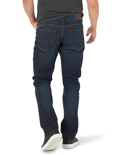 Lee Men's Extreme Motion Straight Taper Jean Cougar 34W x 30L