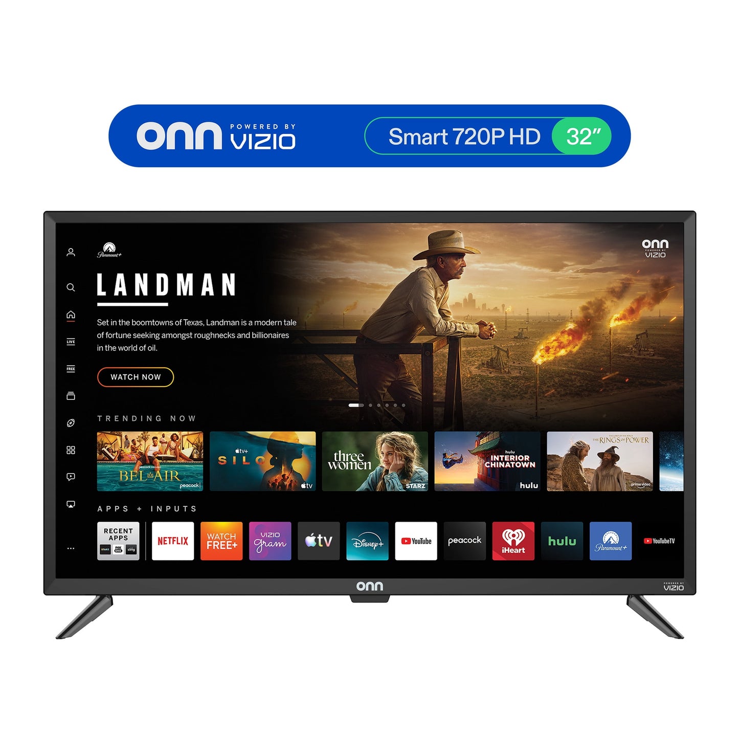 Onn 32" 720P HD Powered By VIZIO Smart TV 32S2V1