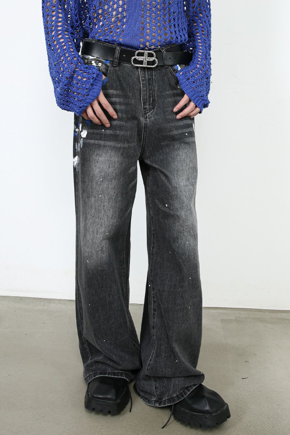 Men's Distressed Skinny Jeans