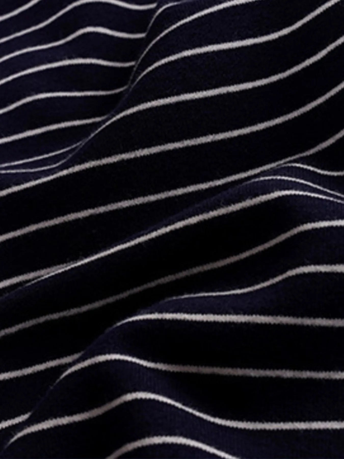 Men's Oversized Striped Long Sleeve T-Shirt