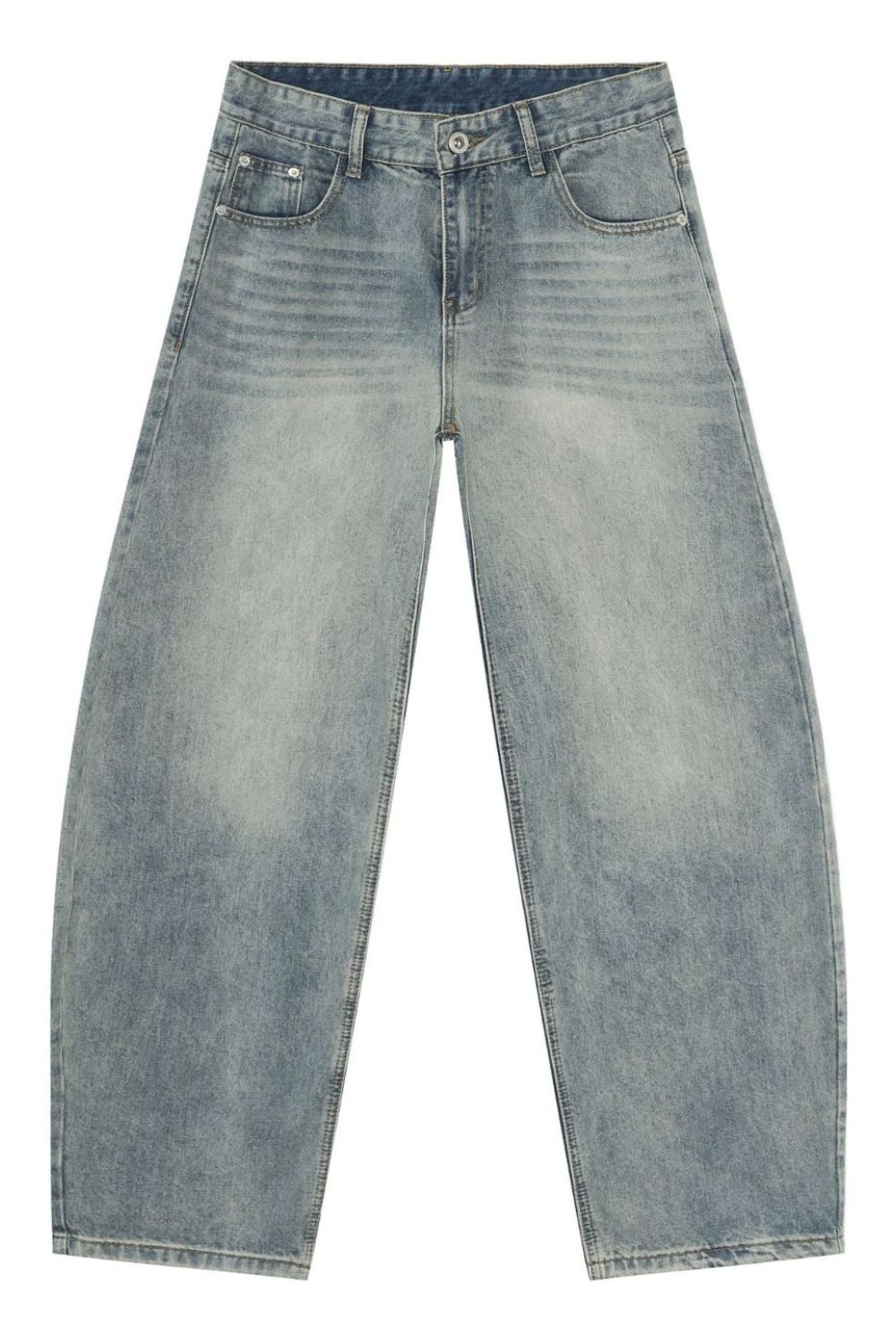Men's Wide Leg Cargo Jeans