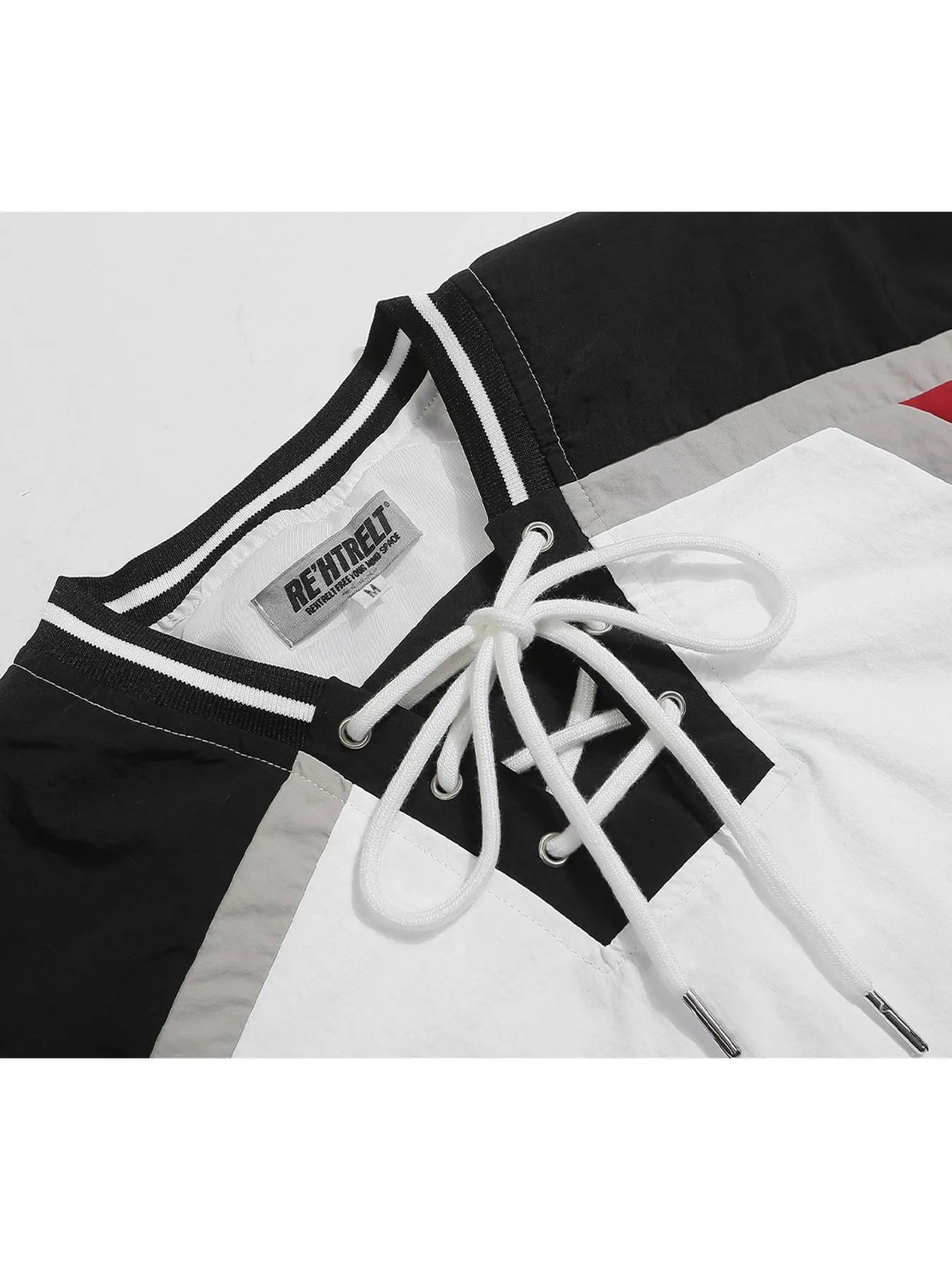 Men's Vintage Hockey Style Lace-Up Top