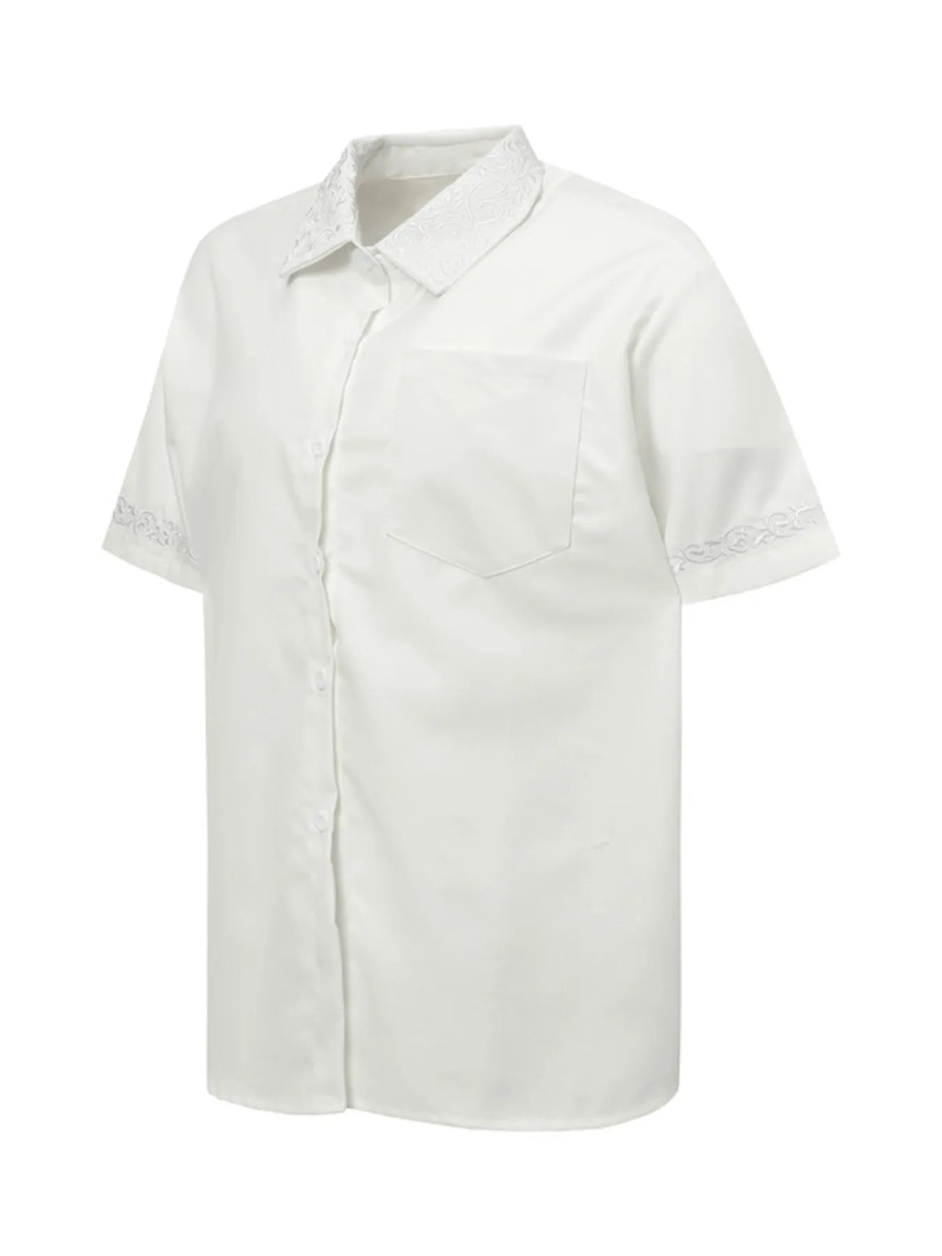 Men's Short Sleeve Button-Up Shirt