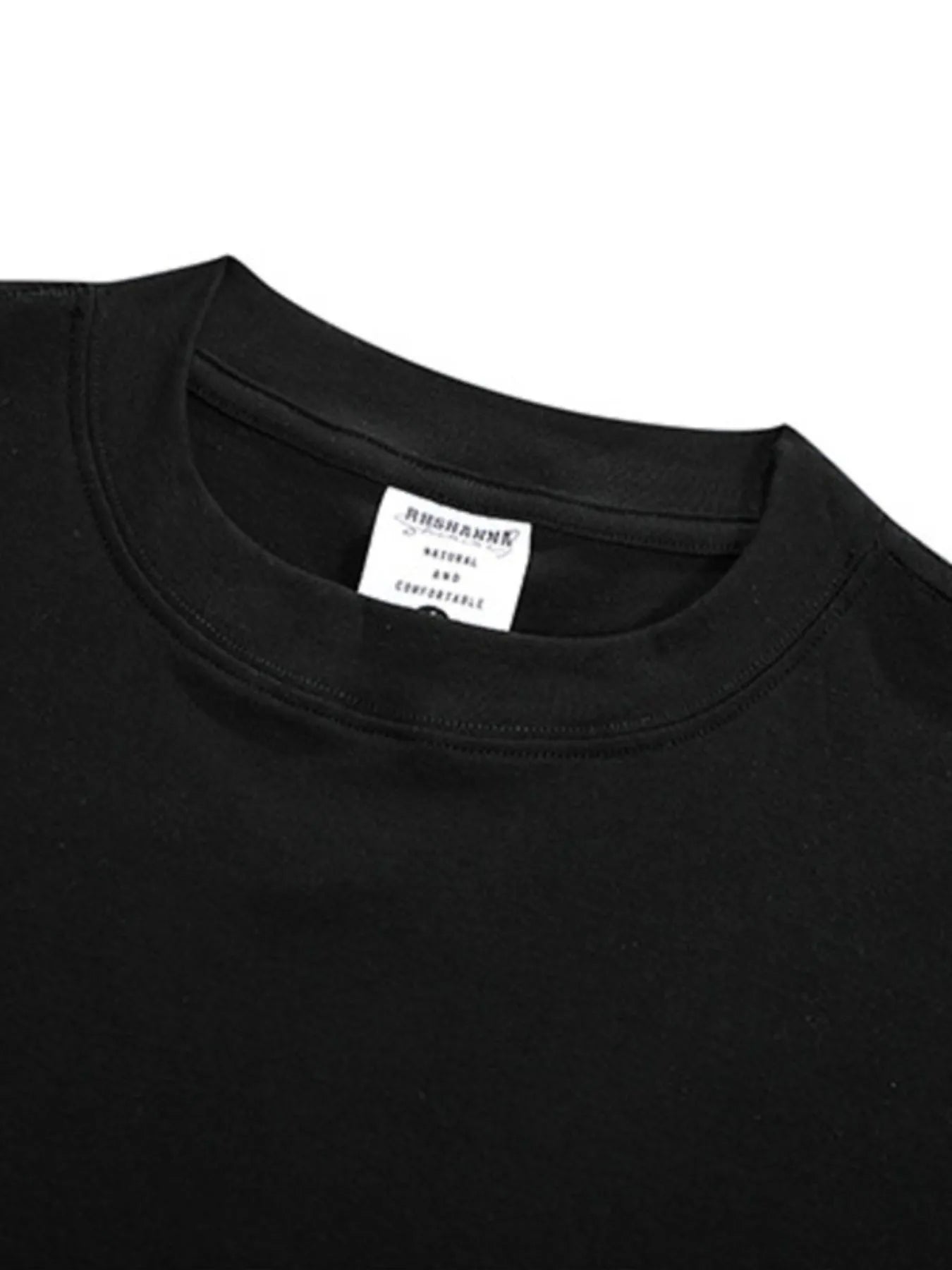 Men's Basic style Round Neck Solid T-Shirt