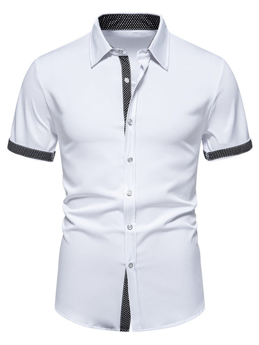 Men's Slim Fit Short Sleeve Shirt