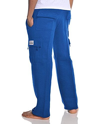 Pro Club Men's Heavyweight Fleece Cargo Pants, 3X-Large, Charcoal