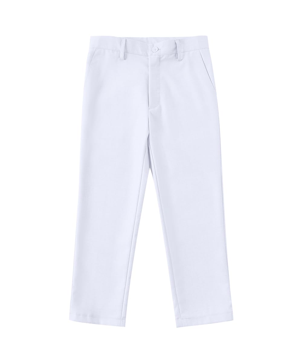 Visaccy Suit for Boys 5 Pieces Kids Tuxedo Boy Suits Slim Fit Suits Outfit for Wedding Navy Blue Size 20