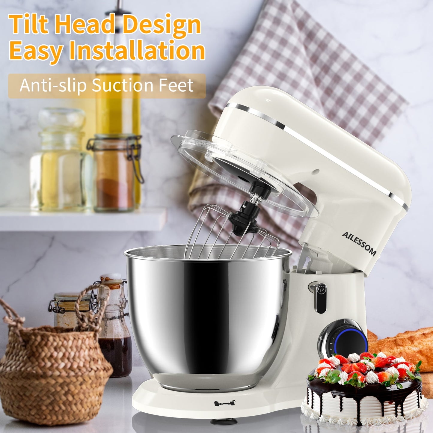 Ailessom 6QT Stand Mixer