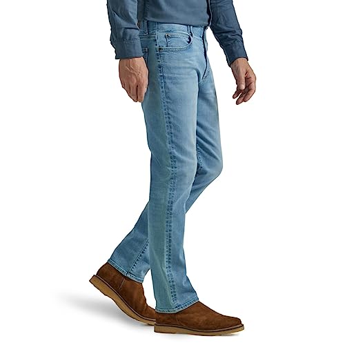 Lee Men's Extreme Motion Straight Taper Jean Cougar 34W x 30L