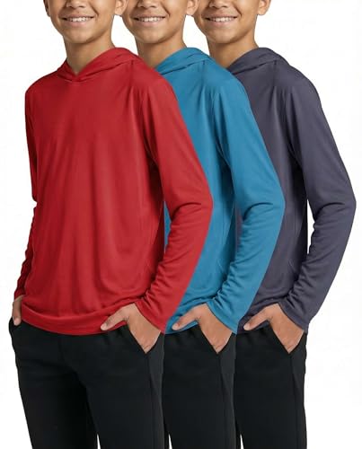 Real Essentials Dry-Fit Youth Hoodie 3 Pack