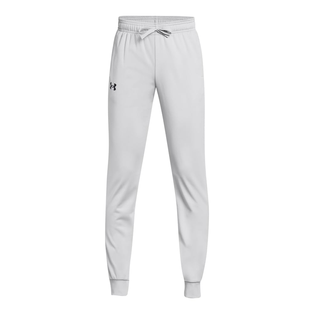 Under Armour Boys Brawler 2.0 Tapered Pants , Black (001)/White , Large