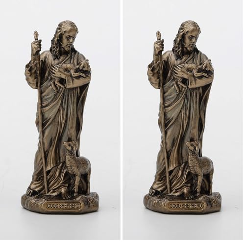 Veronese Design 3 3/8 Inch Jesus The Good Shepherd Statue Home Decor