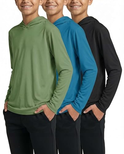 Real Essentials Dry-Fit Youth Hoodie 3 Pack