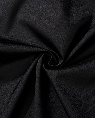 J.VER Men's Dress Shirts Solid Long Sleeve Stretch Wrinkle-Free Formal Shirt Business Casual Button Down Shirts White