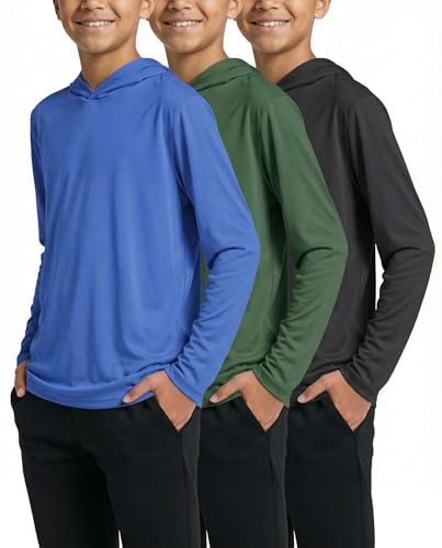 Real Essentials Dry-Fit Youth Hoodie 3 Pack
