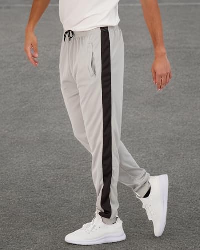 Real Essentials 3) Pack: Boy's Mesh Active Athletic Casual Jogger Sweatpants with Pockets .