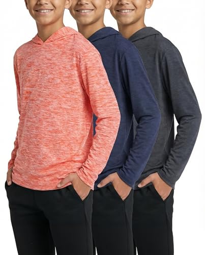 Real Essentials Dry-Fit Youth Hoodie 3 Pack
