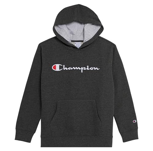 ChampionYouth Powerblend Fleece Hoodie, Signature Black, Small