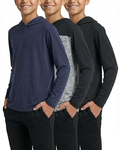 Real Essentials Dry-Fit Youth Hoodie 3 Pack