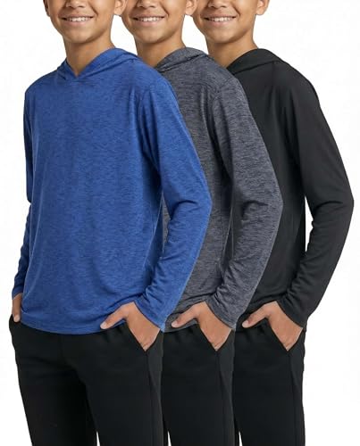 Real Essentials Dry-Fit Youth Hoodie 3 Pack