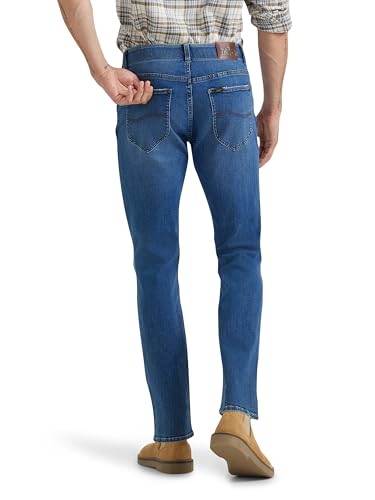 Lee Men's Extreme Motion Straight Taper Jean Cougar 34W x 30L