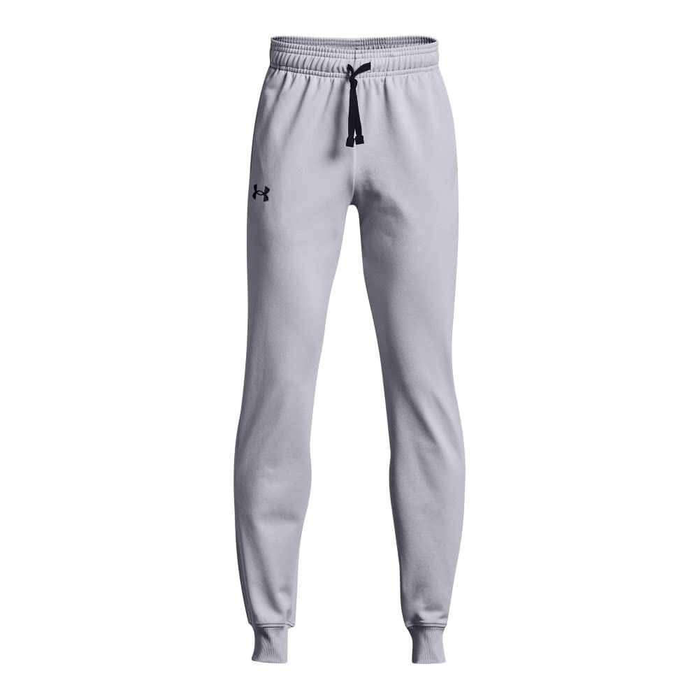 Under Armour Boys Brawler 2.0 Tapered Pants , Black (001)/White , Large