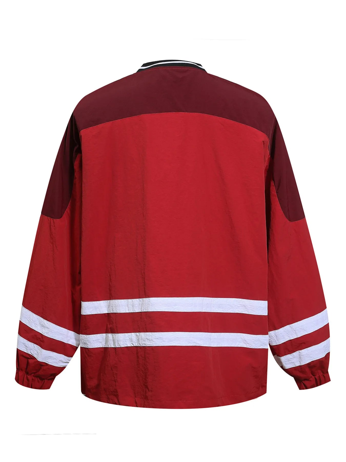 Men's Letter Lace Up Long Sleeve Top