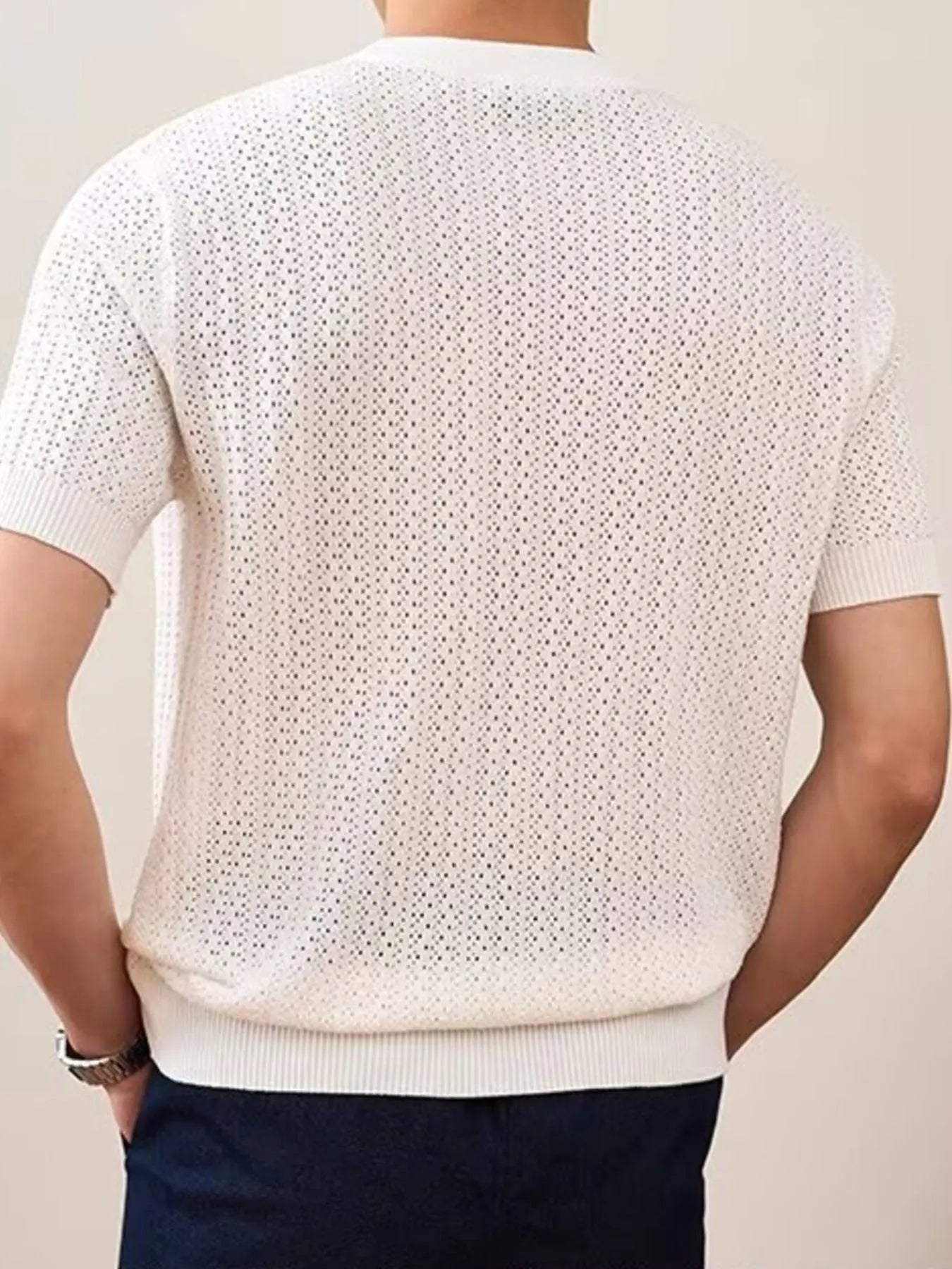 Men's Full Size Breathable Short Sleeve T-Shirt Plus Size