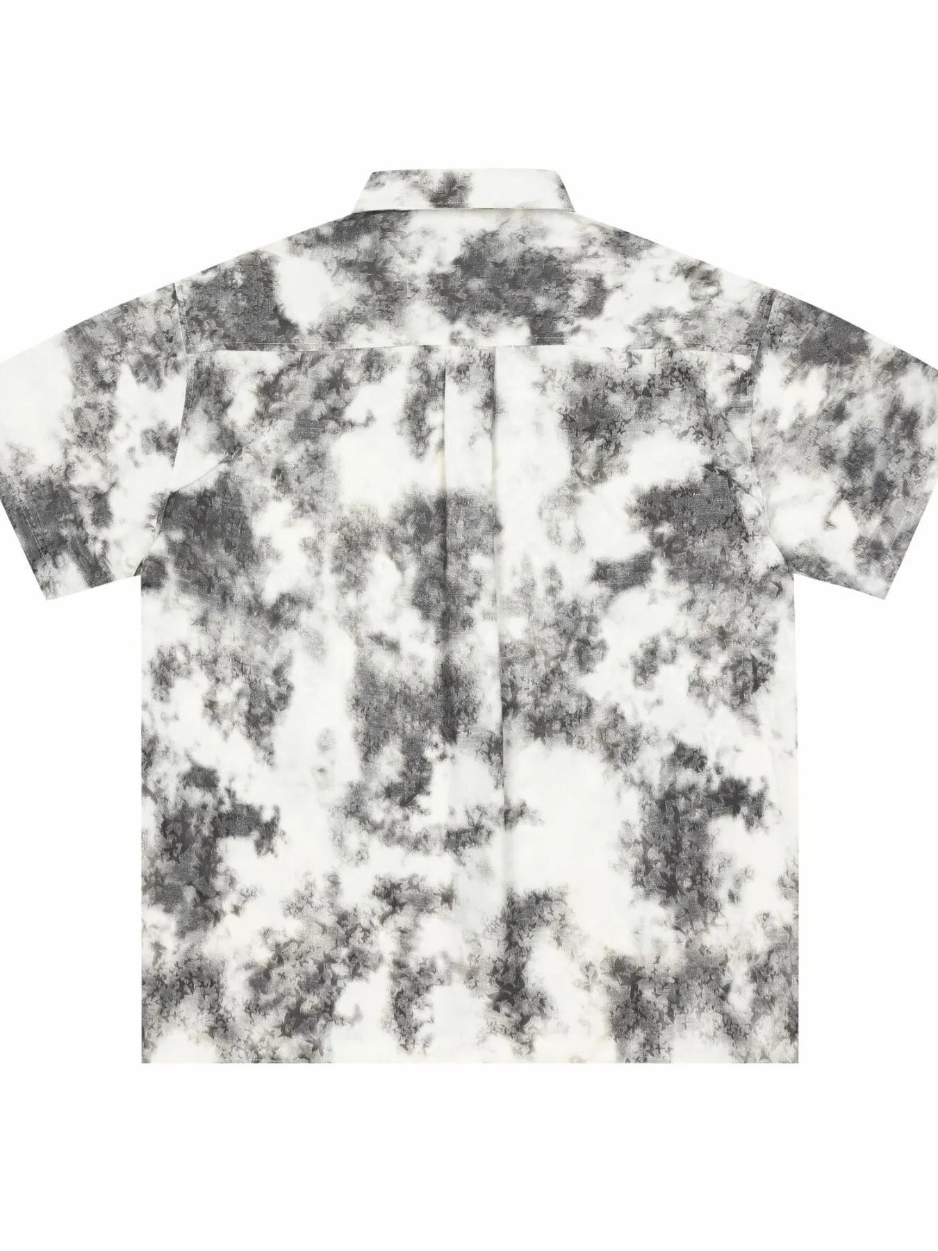 Men's Tie-Dye Print Short Sleeve Shirt