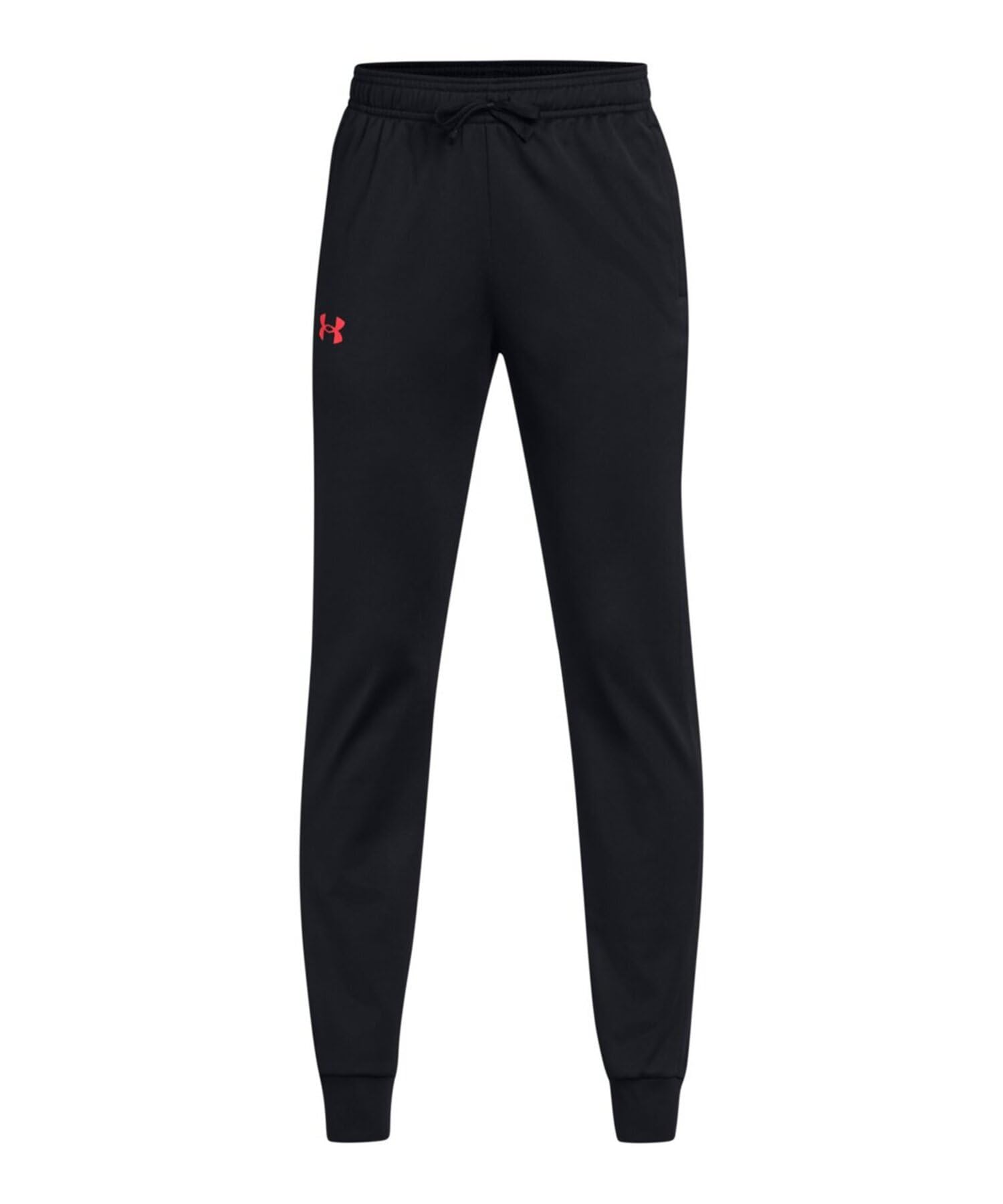 Under Armour Boys Brawler 2.0 Tapered Pants , Black (001)/White , Large