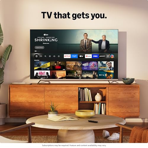 Hisense 65" Class QD7 Series Mini-LED 4K UHD Smart Fire TV (65QD7QF, 2025 Model) - QLED, HDR10+, Dolby Vision, Dolby Atmos, Game Mode Plus, ALLM, Alexa Built in with Voice Remote, Streaming TV, Black