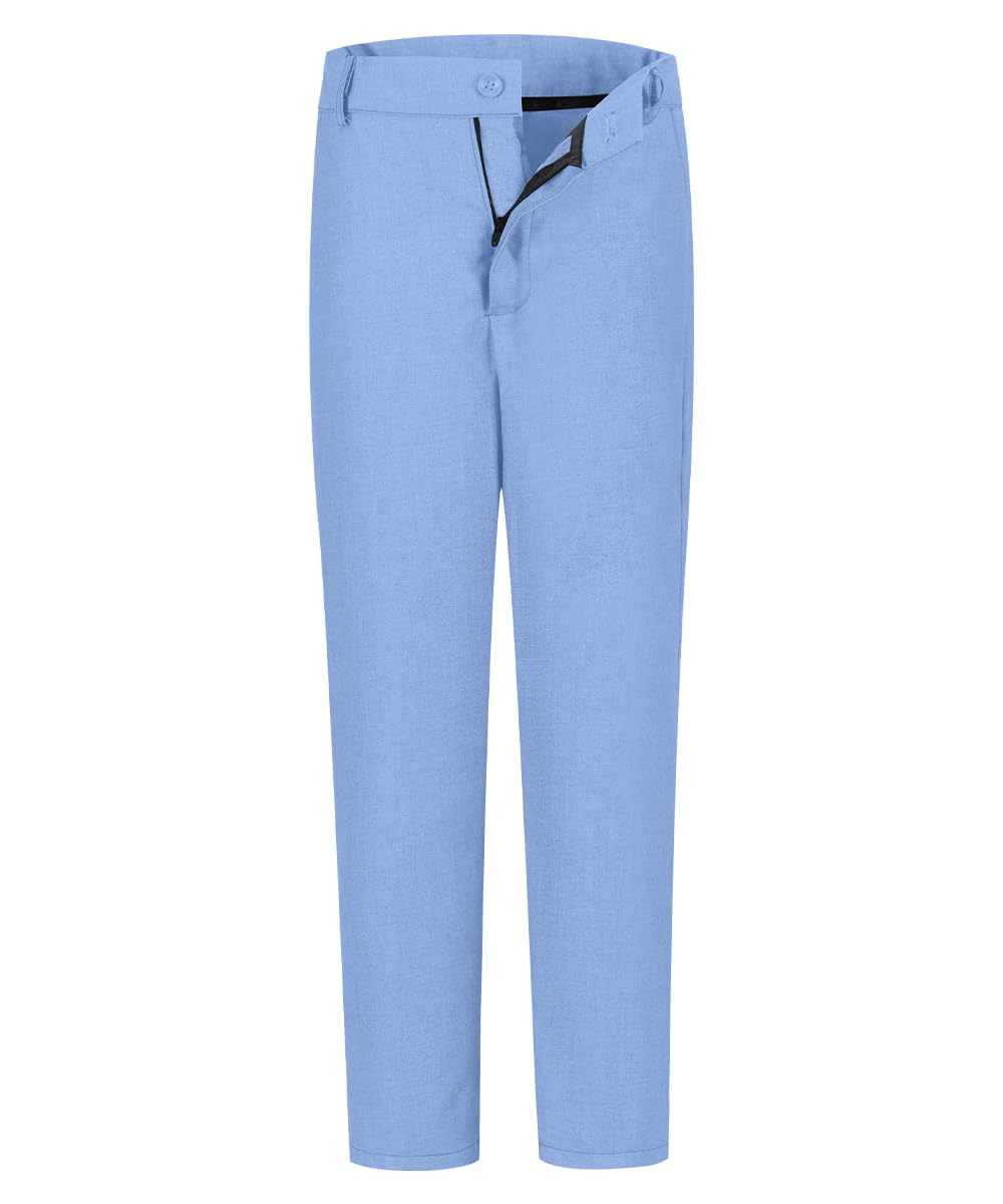 Visaccy Suit for Boys 5 Pieces Kids Tuxedo Boy Suits Slim Fit Suits Outfit for Wedding Navy Blue Size 20