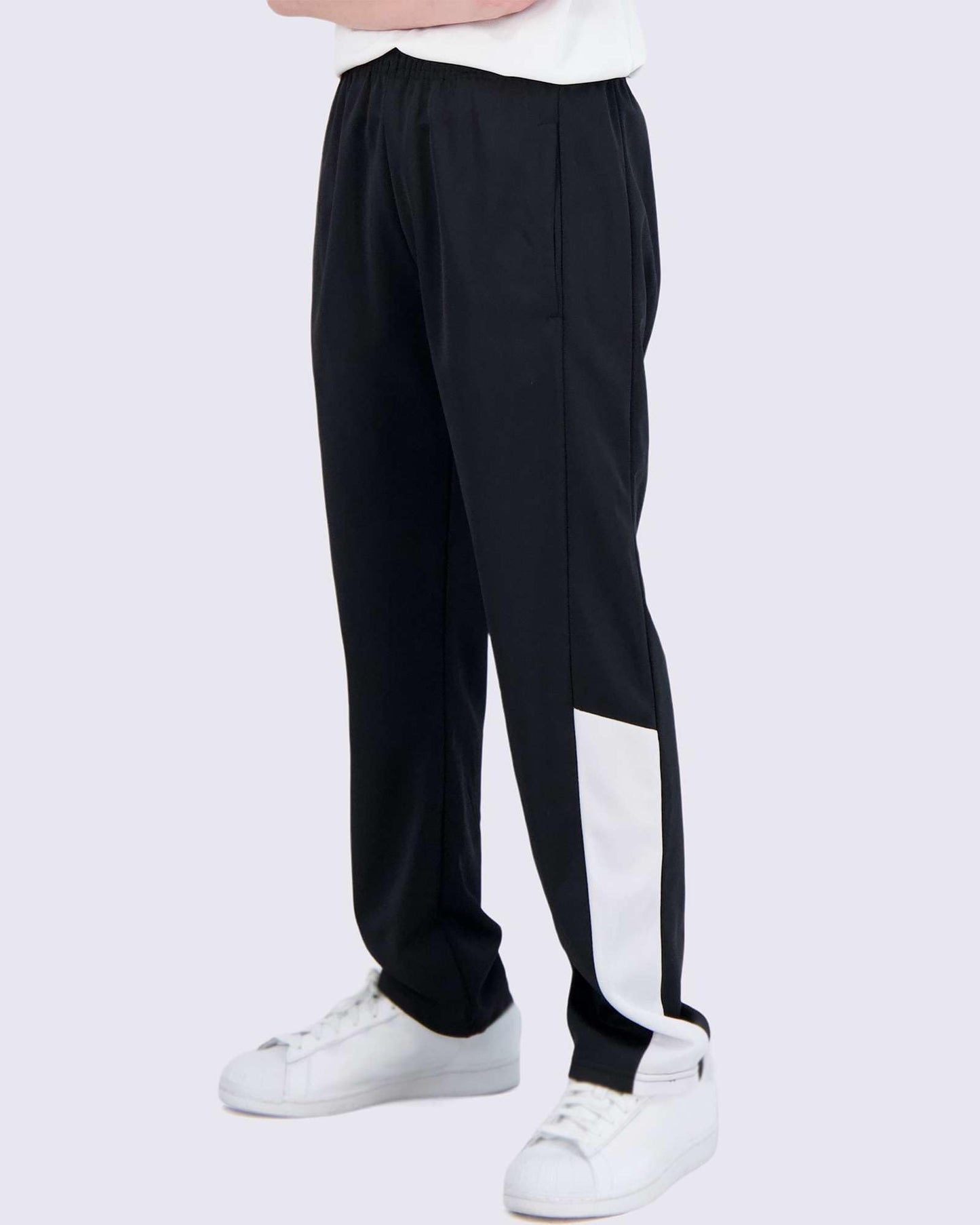 Real Essentials 3 Pack: Boys' Tricot Open Bottom Fleece-Lined Sweatpants with Pockets