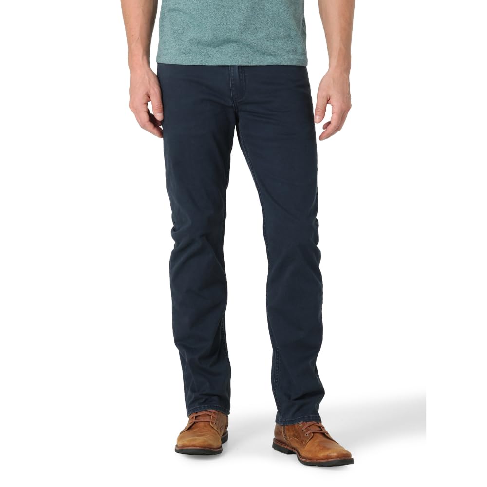 Wrangler Authentics Men's Slim Fit Straight Leg Jean, Anthracite, 34W x 30W