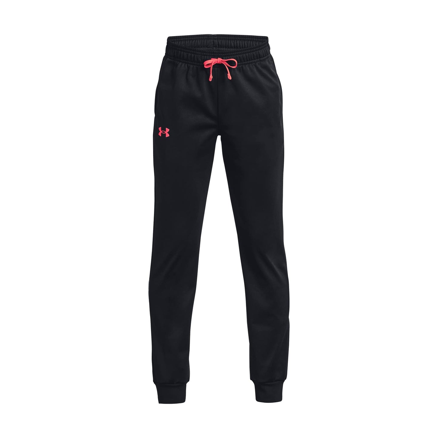 Under Armour Boys Brawler 2.0 Tapered Pants , Black (001)/White , Large