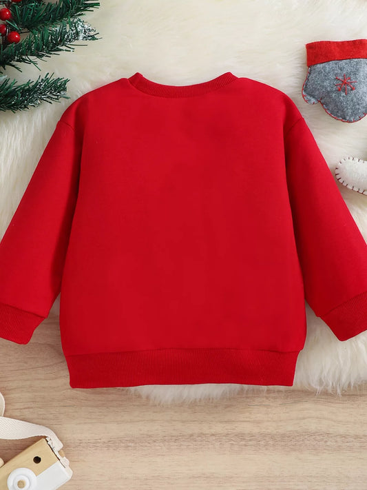 Children's Christmas Santa 's My Homie Graphic Sweatshirt