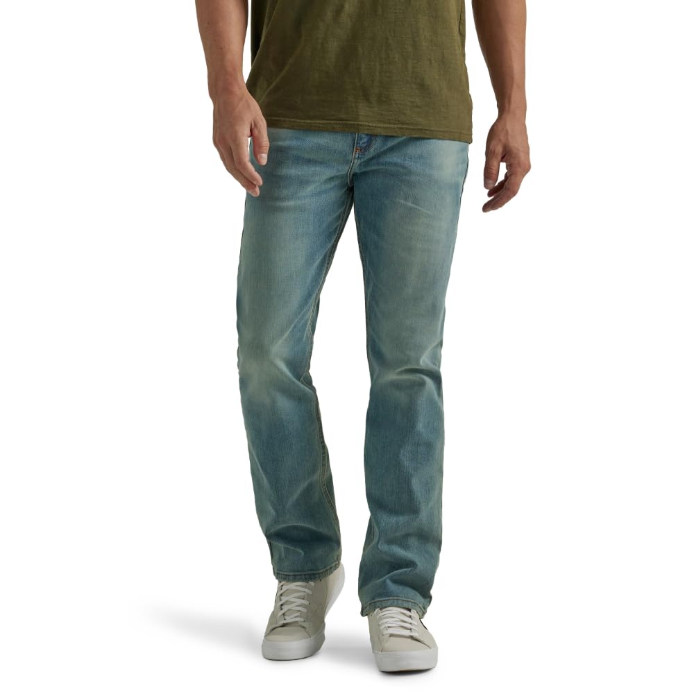 Wrangler Authentics Men's Slim Fit Straight Leg Jean, Anthracite, 34W x 30W