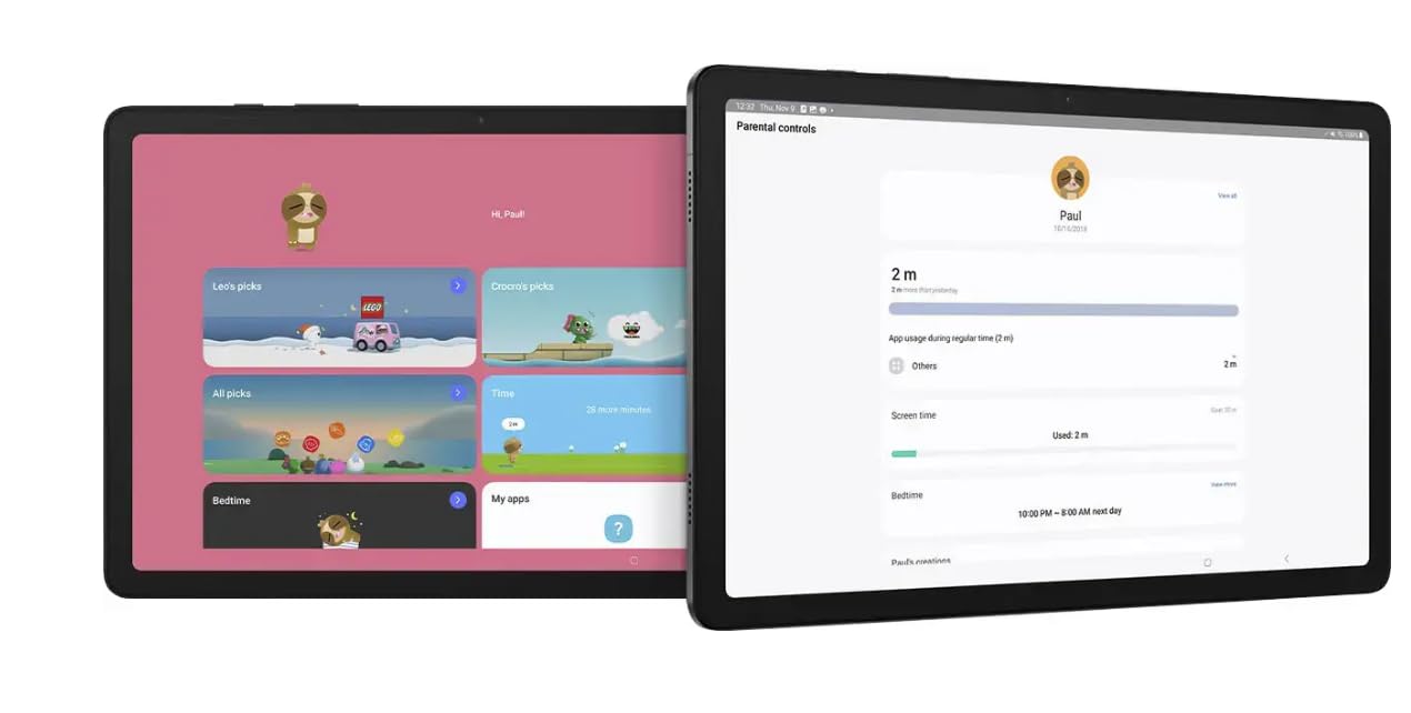 SAMSUNG Galaxy Tab A9+ 11” 64GB Wi-Fi Android Tablet, Big Screen, Quad Speakers, Upgraded Chipset, Multi Window Display, Slim, Light, Durable Design, US Version, 2023, Navy (Renewed)