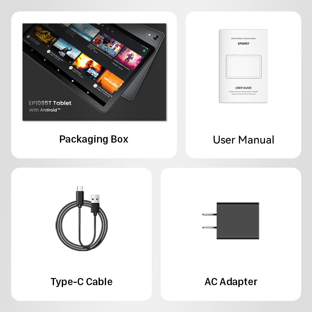 ApoloMedia 11" Tablet, 2025 Android 15 with Octa-core Processor, 8GB+128GB, 1TB Expandtion, 7000mAh Battery, HD IPS Large tableta,WiFi 6&BT5.0, Support GMS (Black, Case not Included)