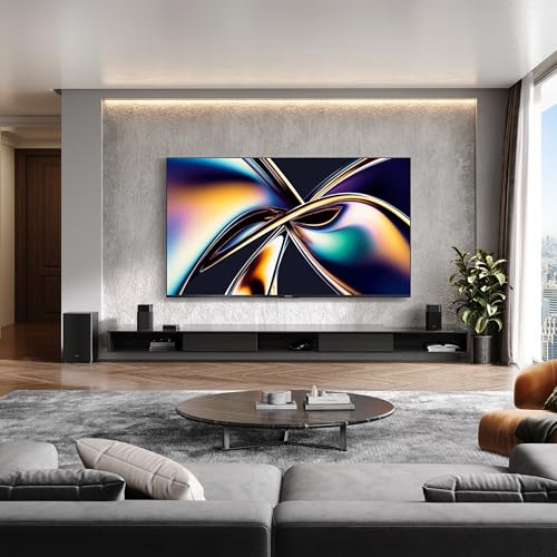 Hisense 65" Class U6 Series Mini-LED 4K UHD Smart Fire TV (65U65QF, 2025 Model) - QLED, Native 144Hz, HDR10+, Dolby Vision IQ, Dolby Atmos, Game Mode Pro, ALLM, Alexa Built in, Black