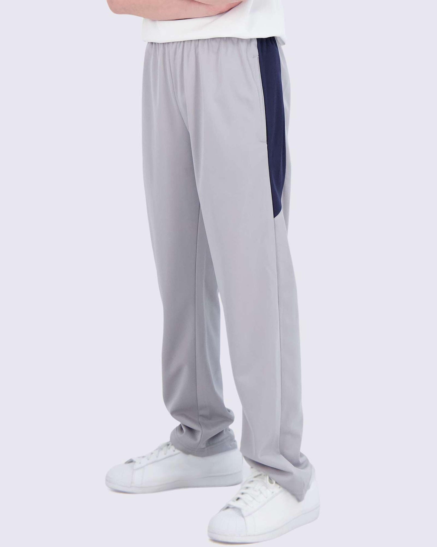 Real Essentials 3 Pack: Boys' Tricot Open Bottom Fleece-Lined Sweatpants.