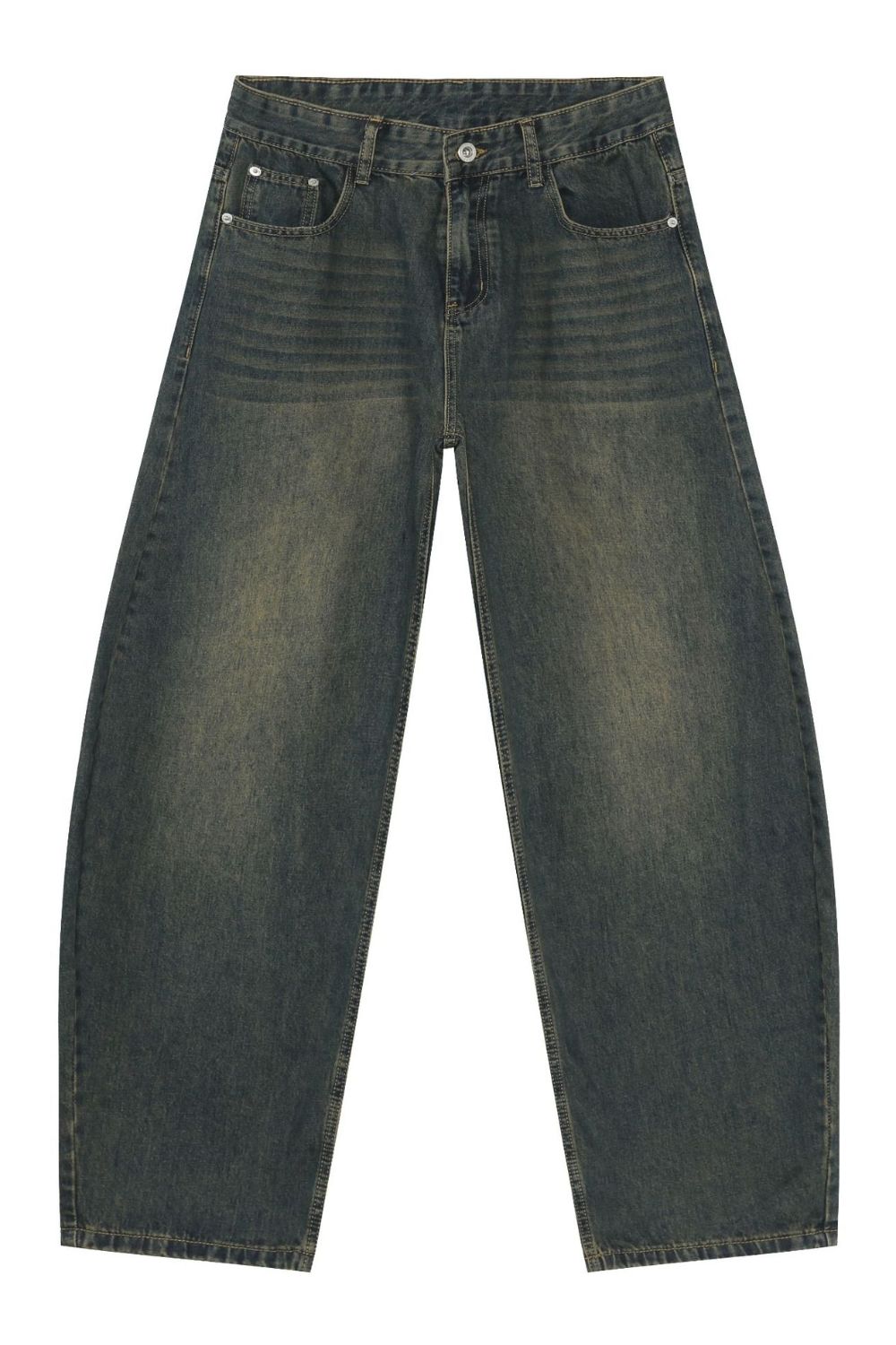 Men's Wide Leg Cargo Jeans
