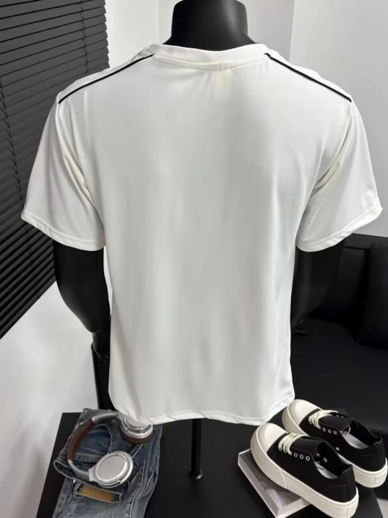 Men's Full Size Round Neck Short Sleeve Top Plus Size