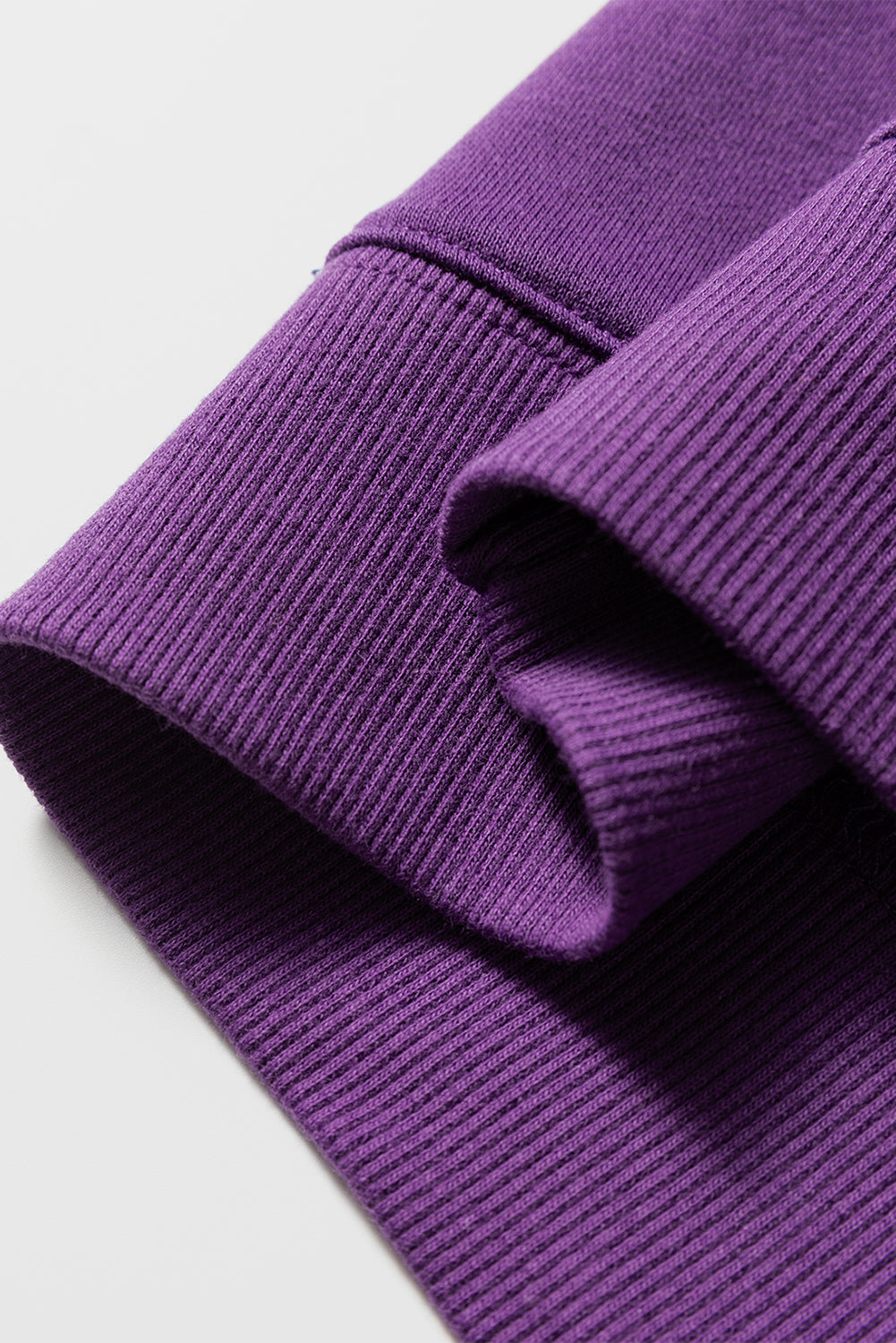 Black Preppy Striped Sleeve Loose Sweatshirt