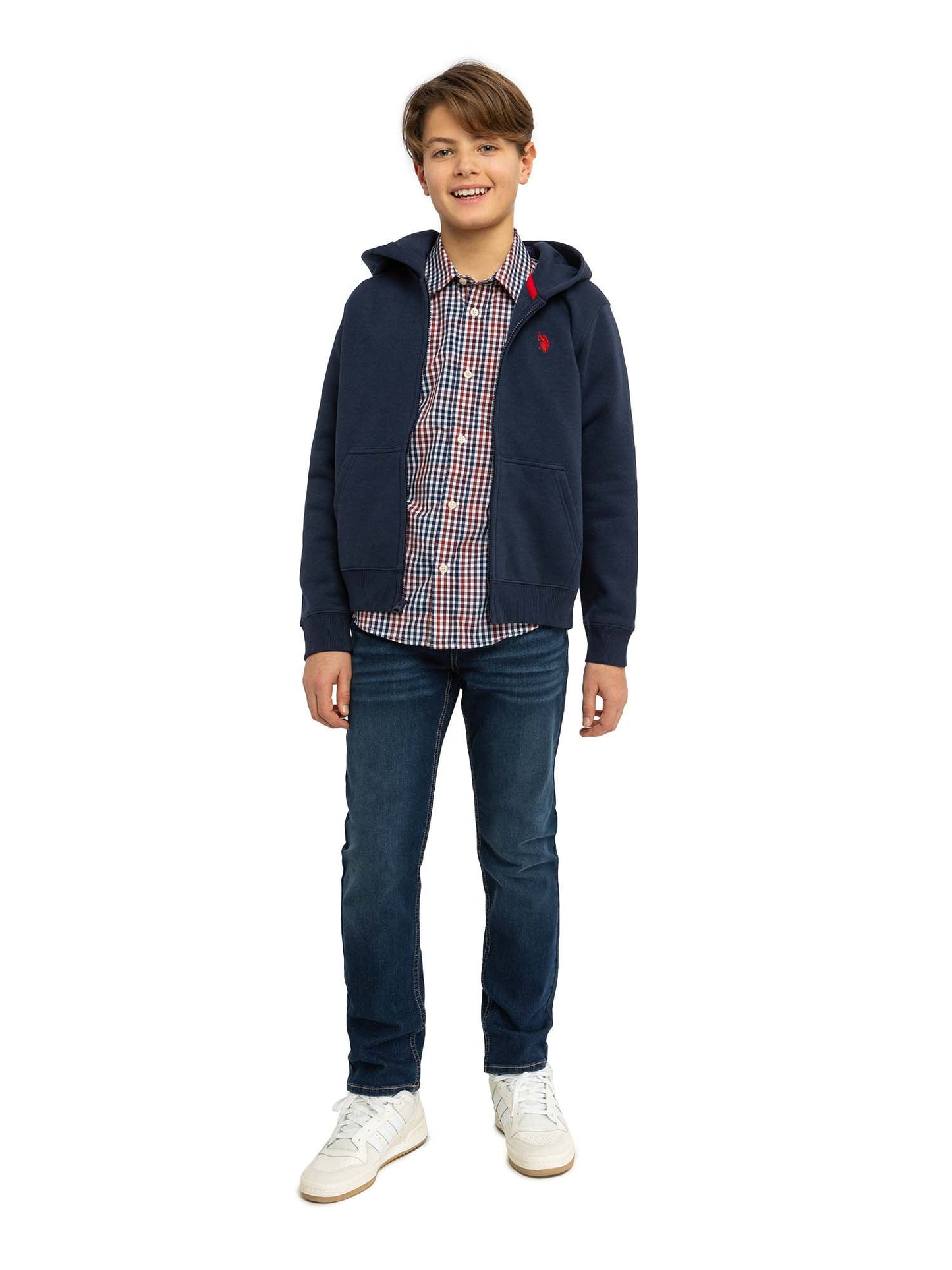 U.S. Polo Assn. Boys Straight Knit Denim Jean, Sizes 4-18