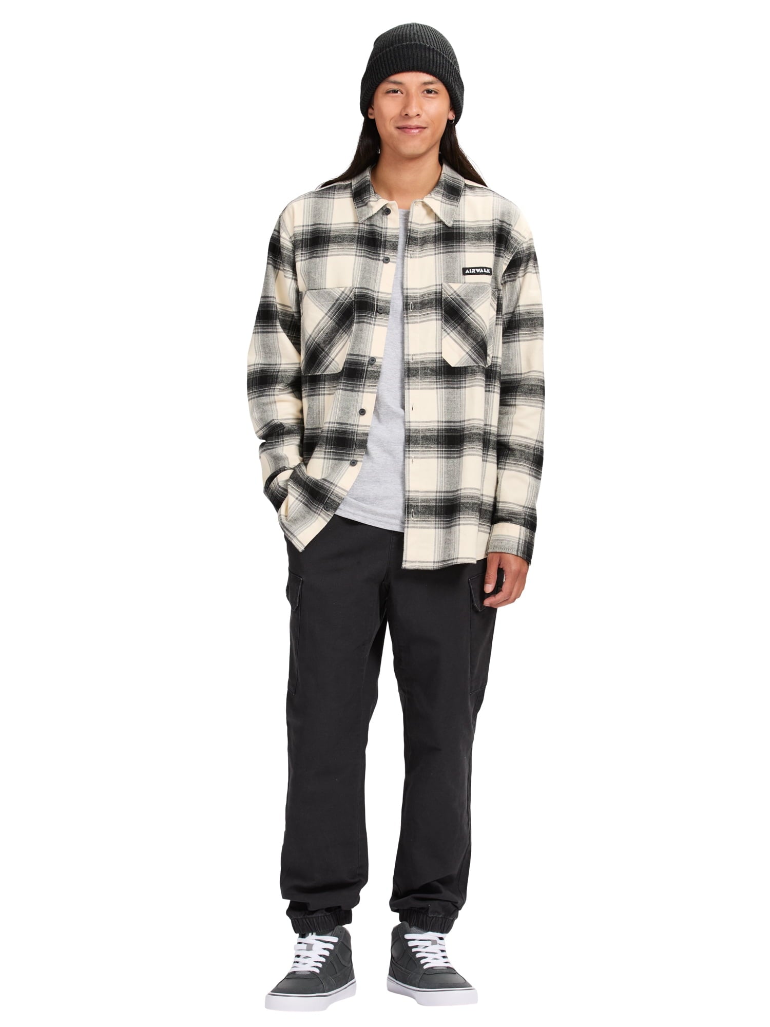 Airwalk Men's & Big Men's Long-Sleeve Flannel Shirt, Sizes XS-3XL