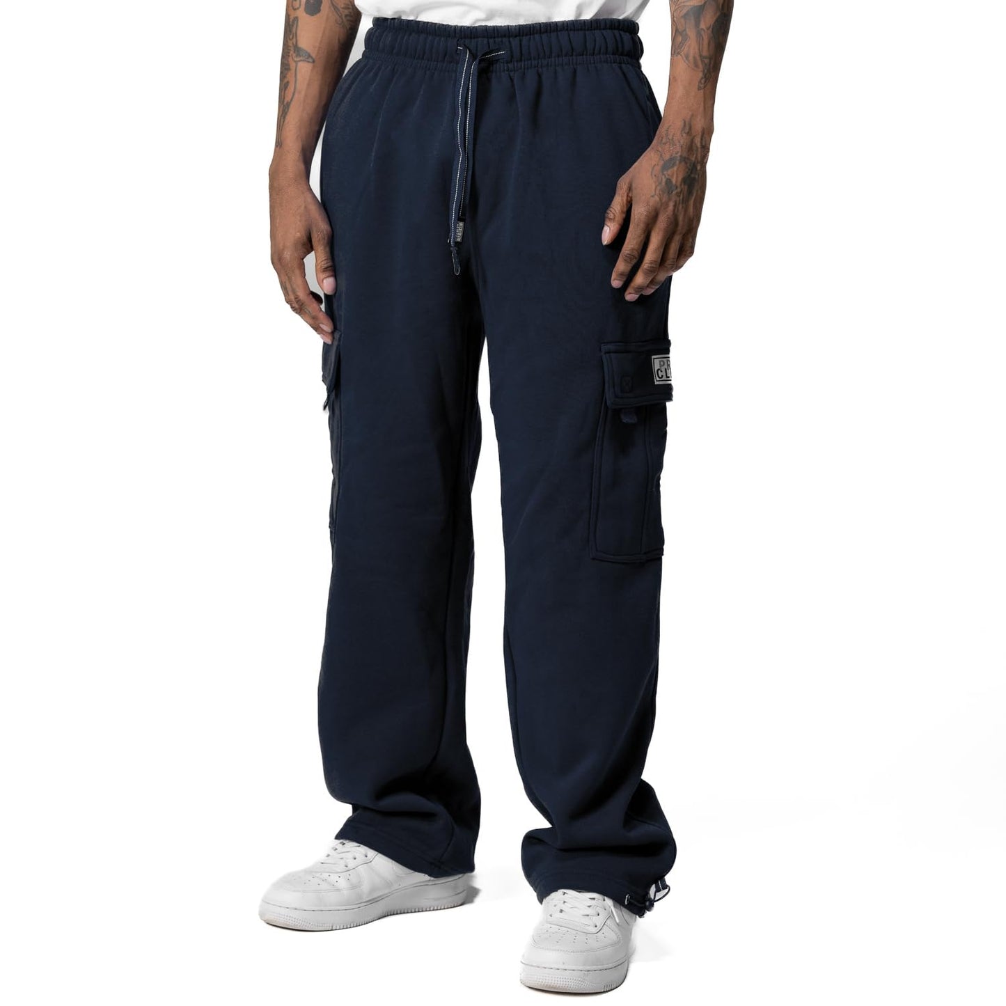 Pro Club Men's Heavyweight Fleece Cargo Pants, 3X-Large, Charcoal