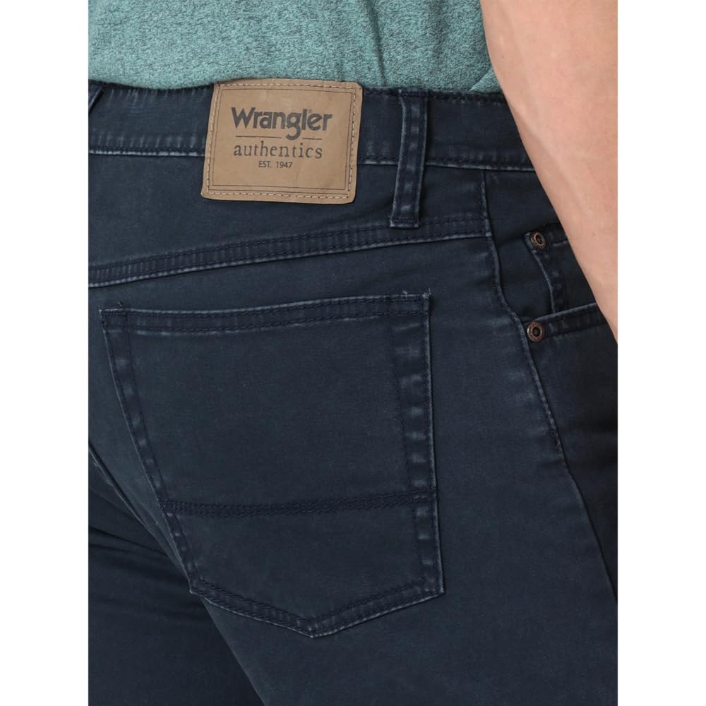Wrangler Authentics Men's Slim Fit Straight Leg Jean, Anthracite, 34W x 30W